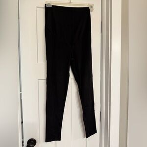 Women's Black maternity Leggings size small straight leg